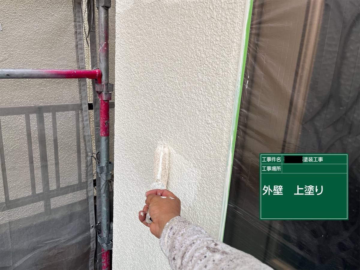加古川市　外壁　塗装　上書き