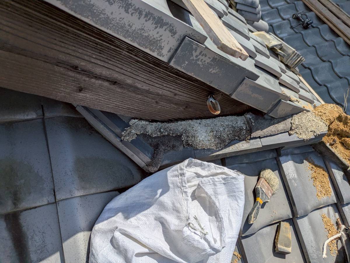 加古川市　入母屋漆喰