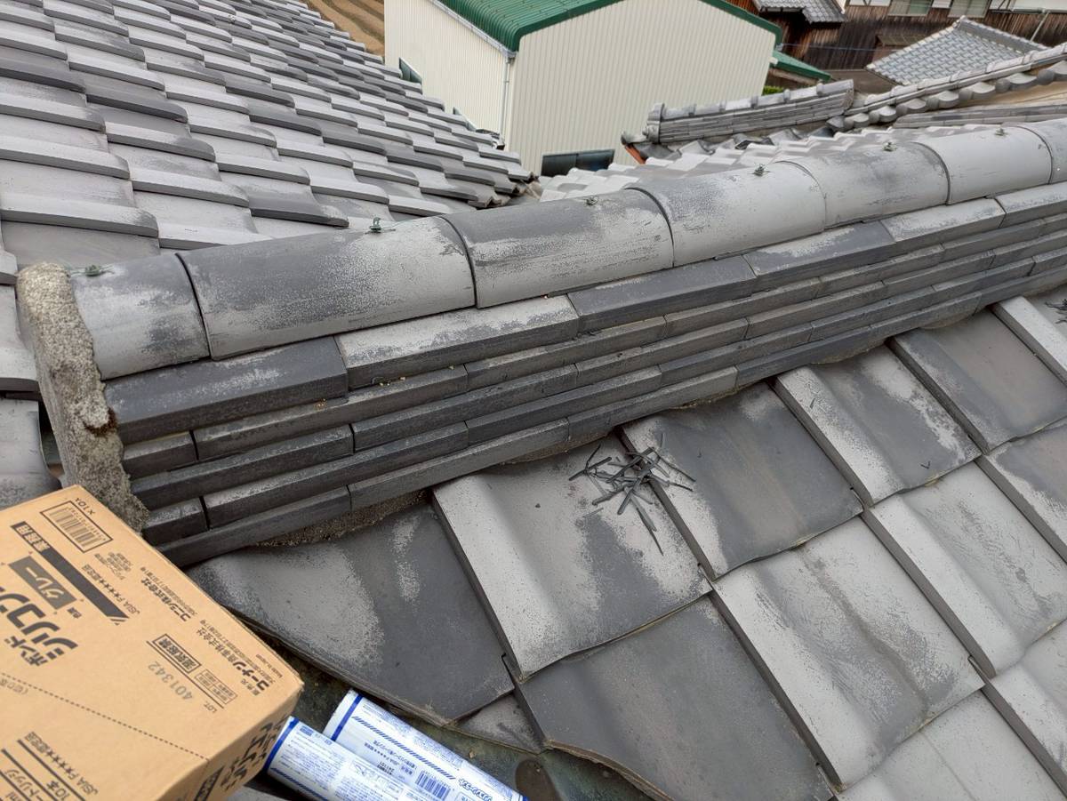 加古川市　熨斗　ラバーロック　隅棟