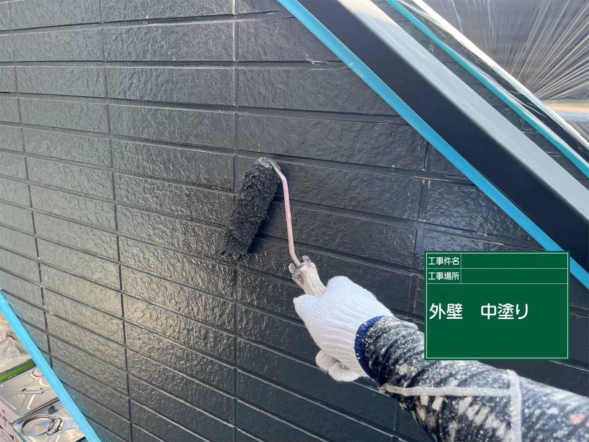 小野市　部分塗装　中塗り