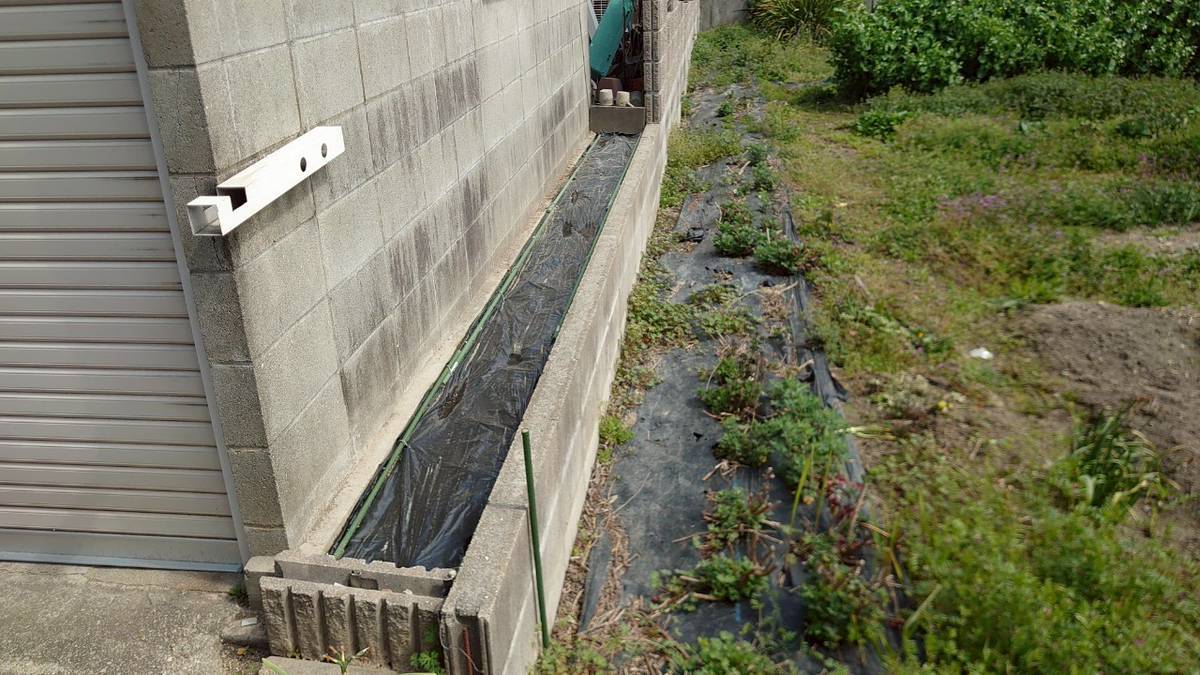 外構工事　施工前