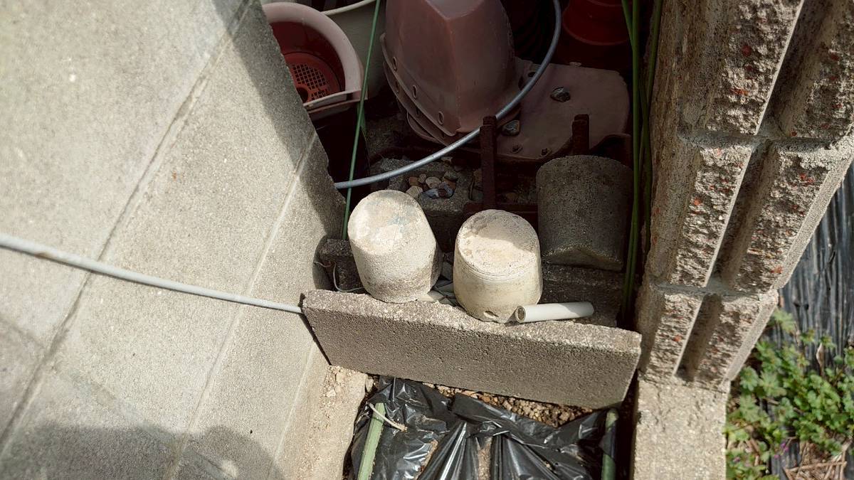 外構工事　施工前