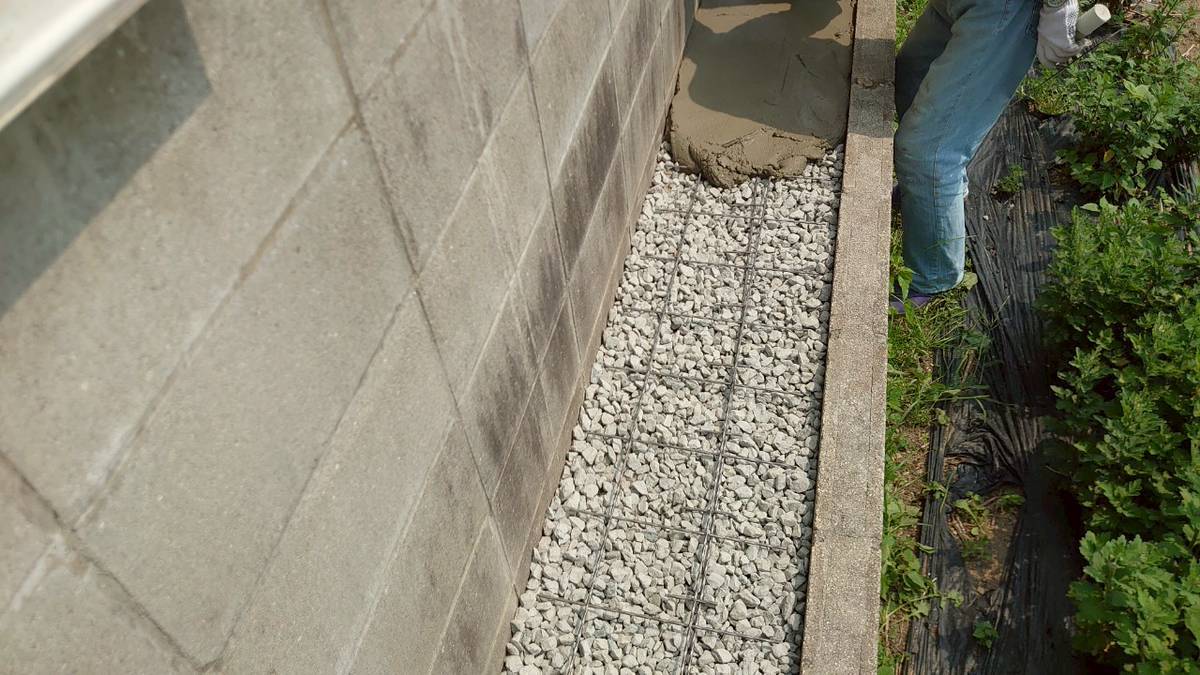 外構工事　土間こん