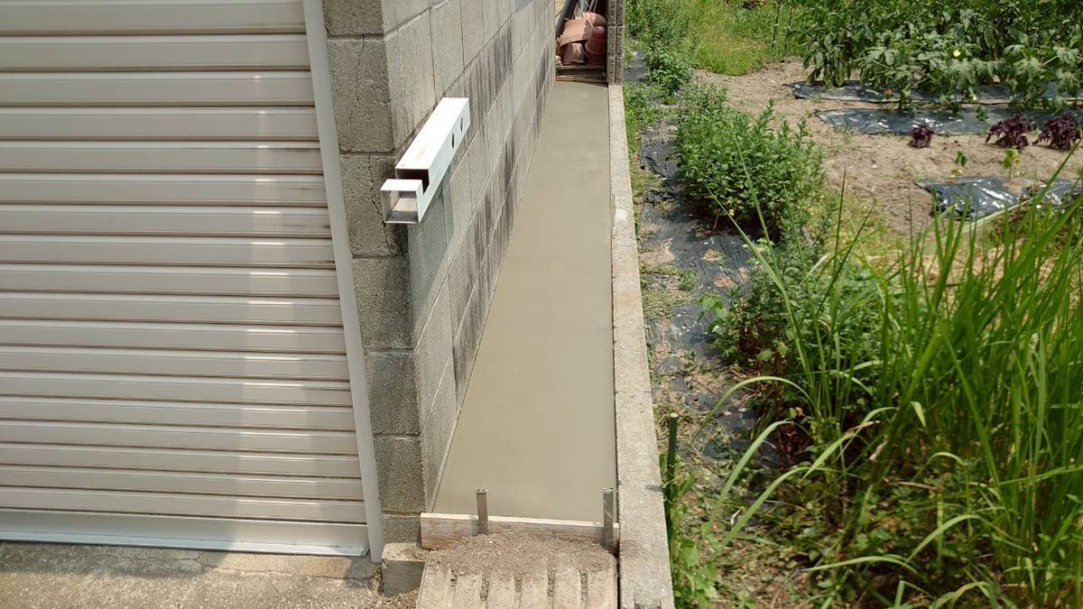 外構工事　土間こん