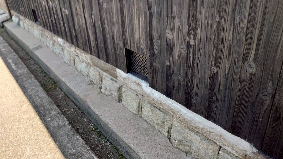 別の角度から見た基礎全体の劣化状況