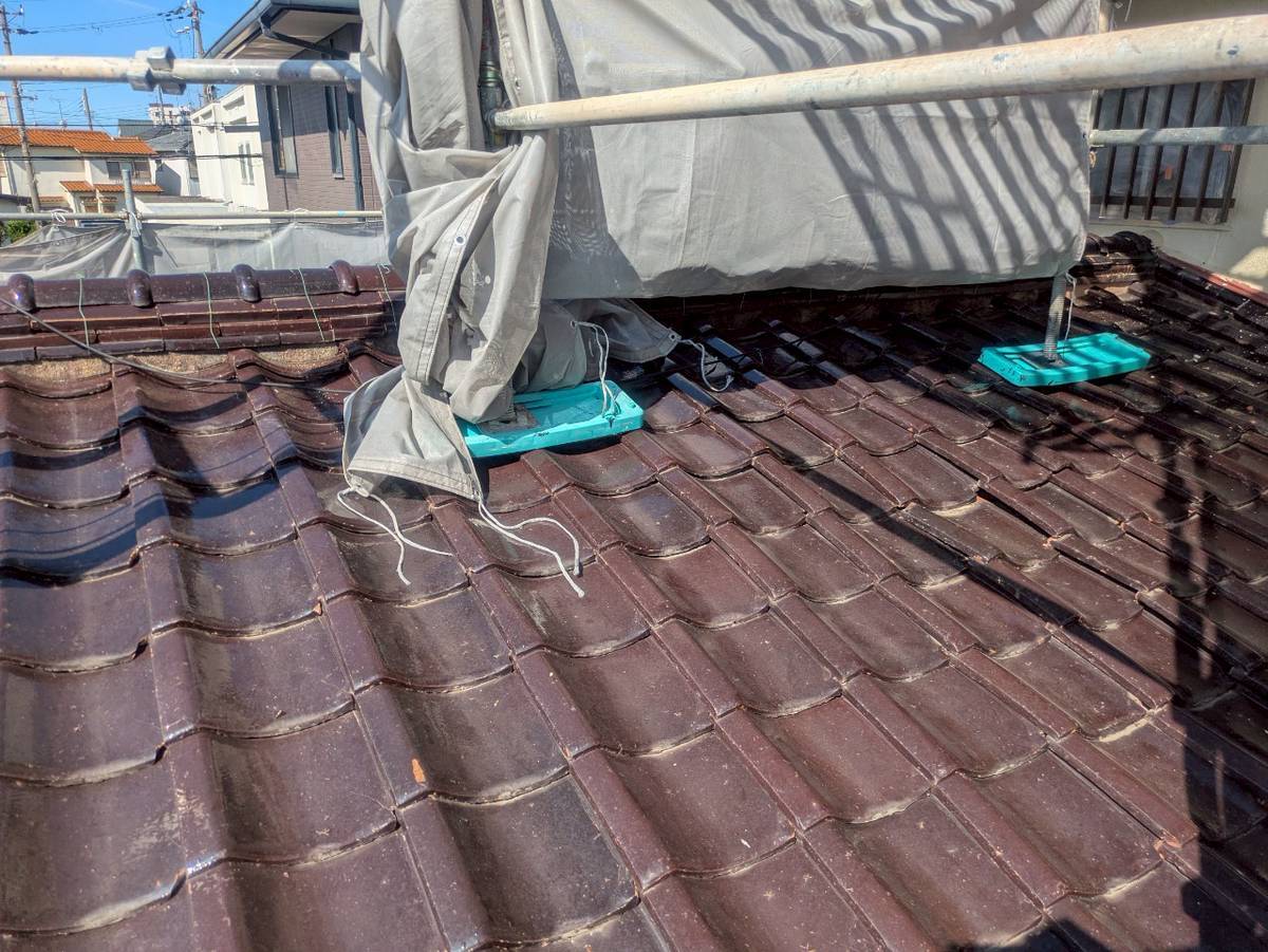 瓦撤去後の別のアングル