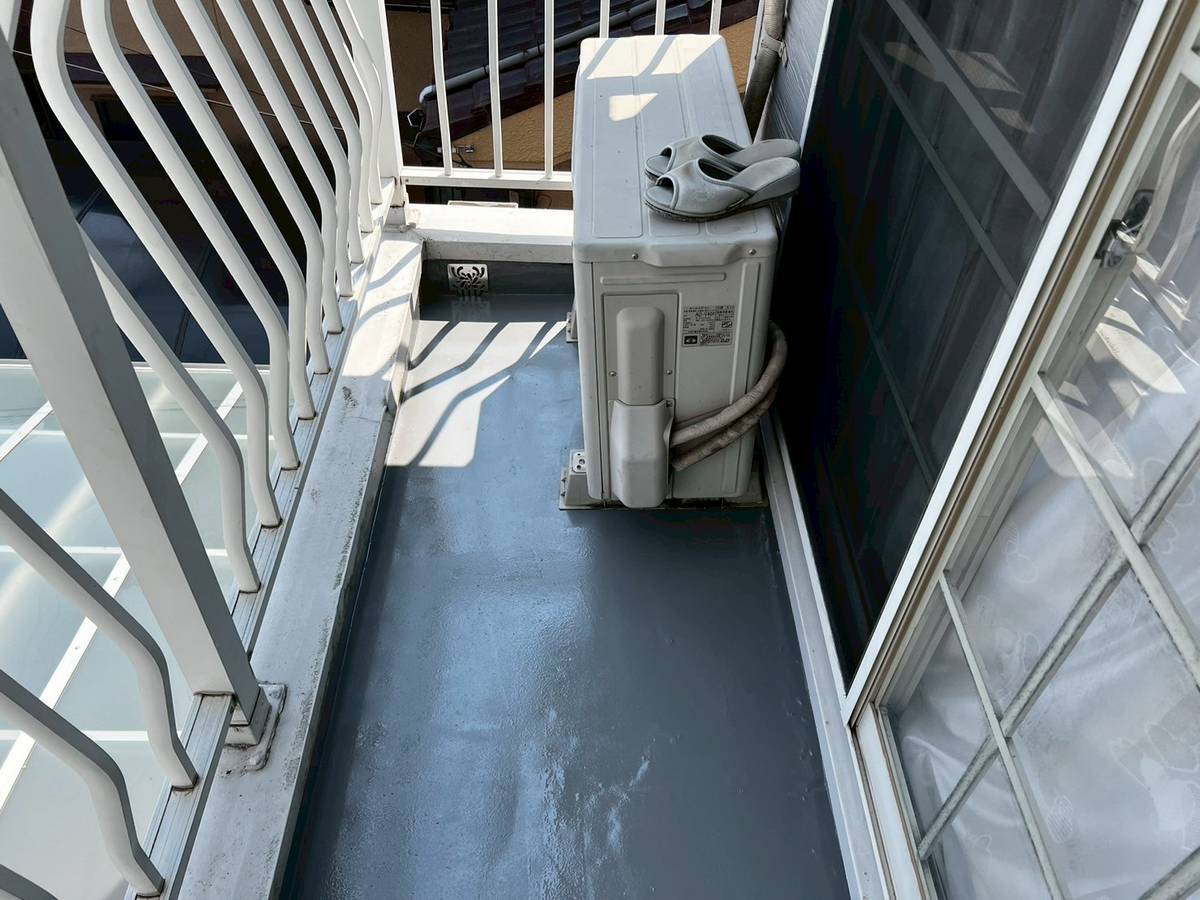 加古川　ベランダ防水工事　完成全景