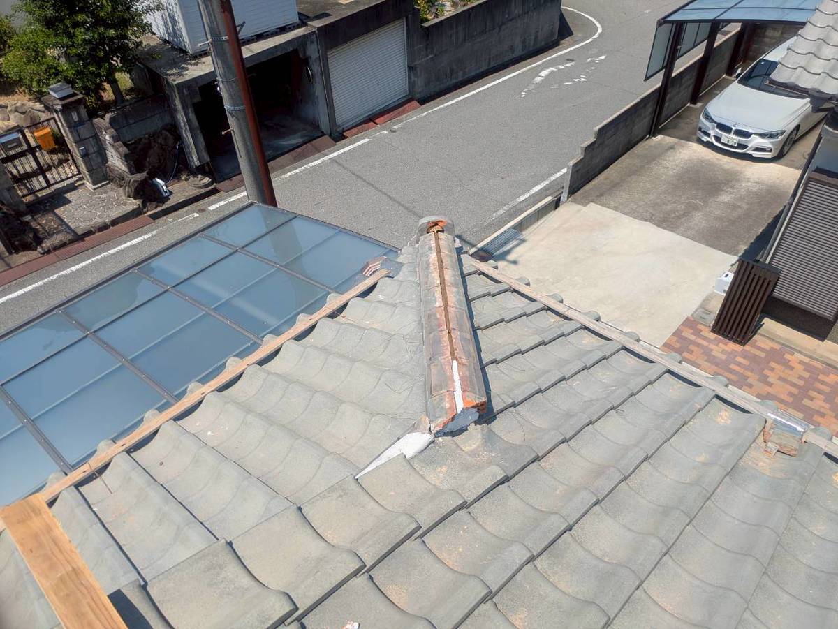 加古川市　雨漏り修理　のしの通りの確認