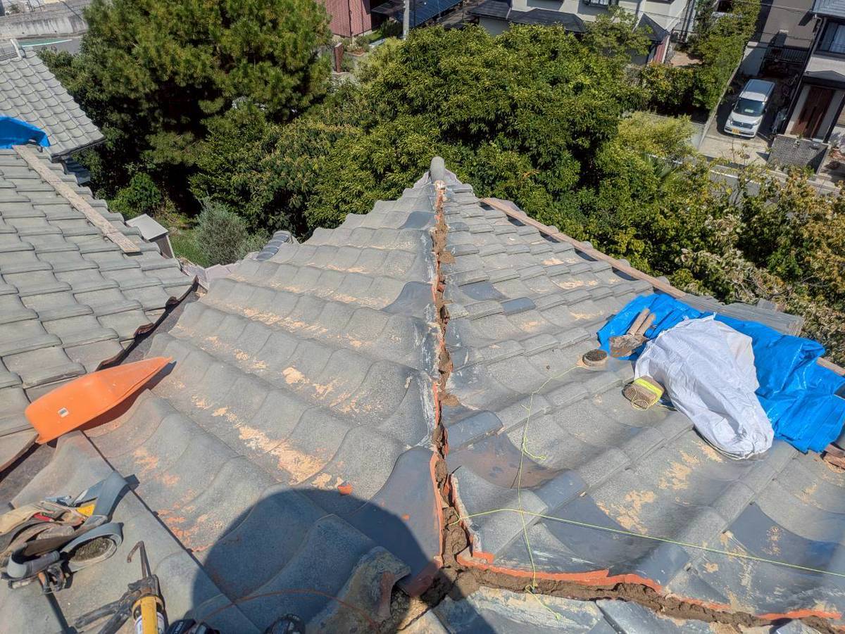 加古川市　棟取り直し　ライン