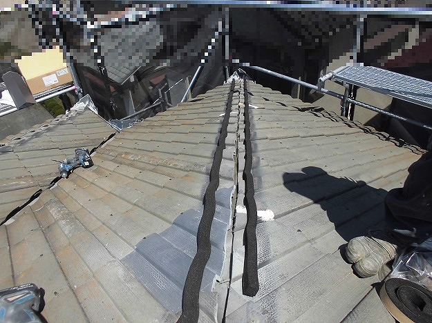 防水シーラー取付け