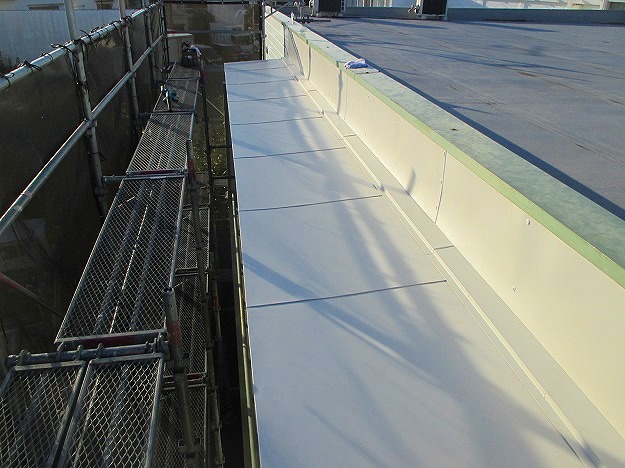 加古郡播磨町にて修繕を行った金属屋根