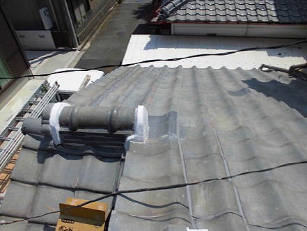 加古川市にて屋根工事を行った和瓦の屋根