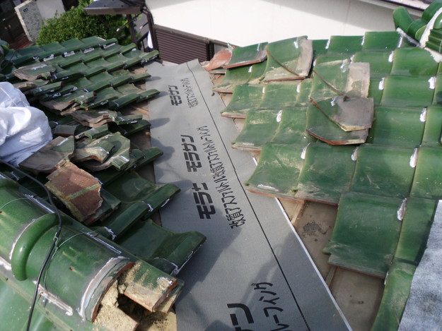 加古川市　防水紙　屋根板金工事