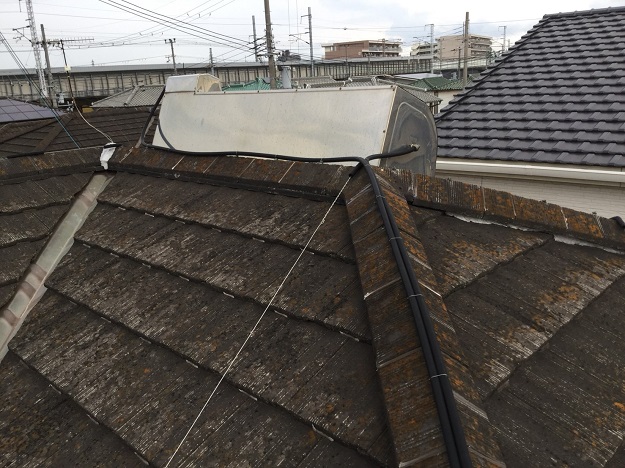 加古川市　朝日ソーラー　屋根　現地調査