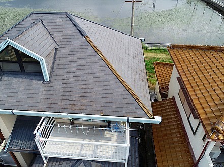 加古川市　屋根補修工事　斜め視点でわかる端部の弱点