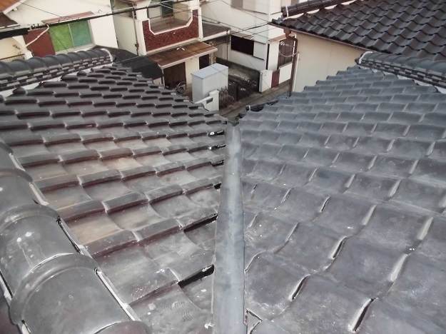 明石市　谷板金　ガルバリウム　完了