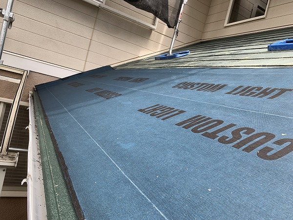 片面粘着ルーフィング