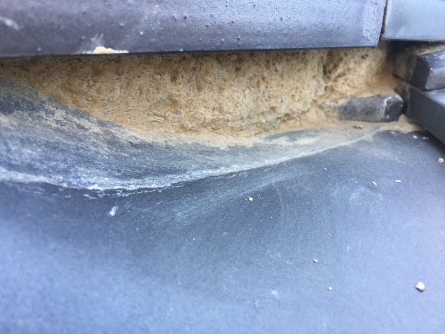 漆喰詰め直し工事