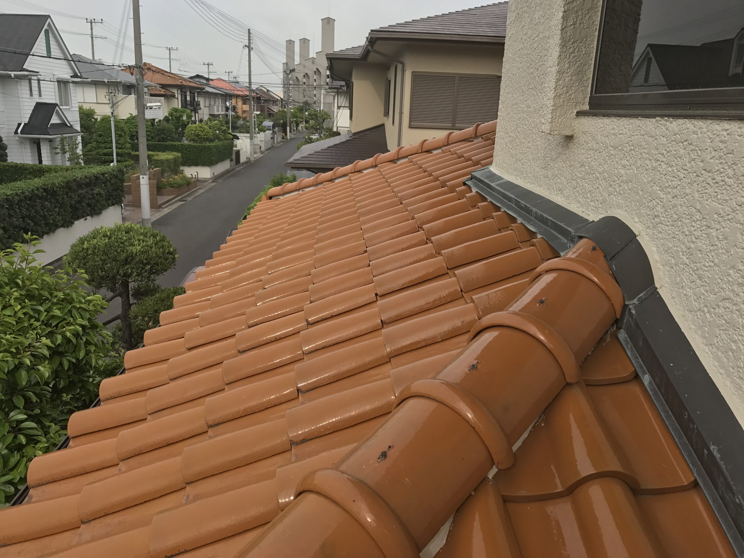 雨漏り箇所直上