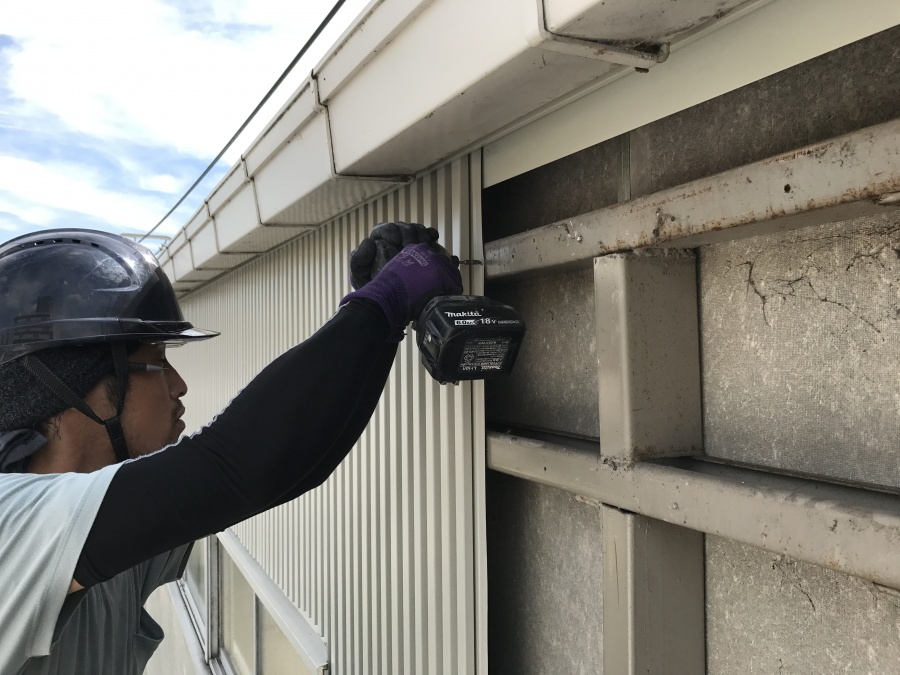 スパンドレルヨドコウ様のスパンドレル使用