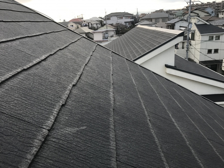 屋根材のひび割れ