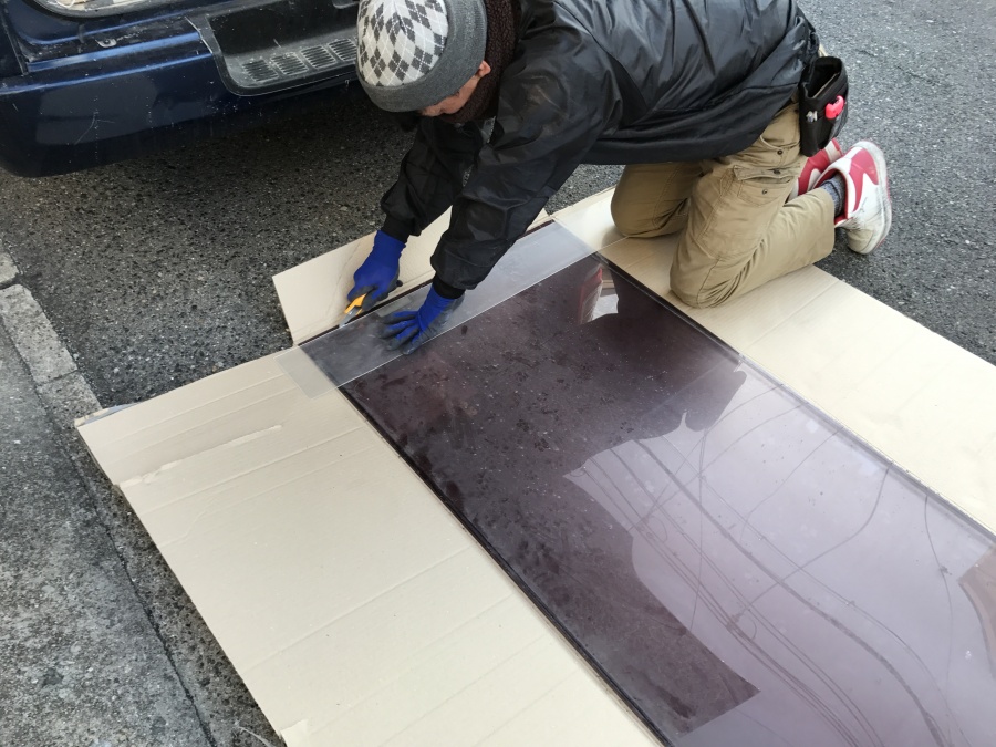 ポリカパネルのカット加工