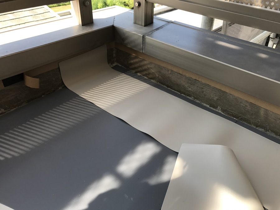 塩ビ防水立ち上がり処理