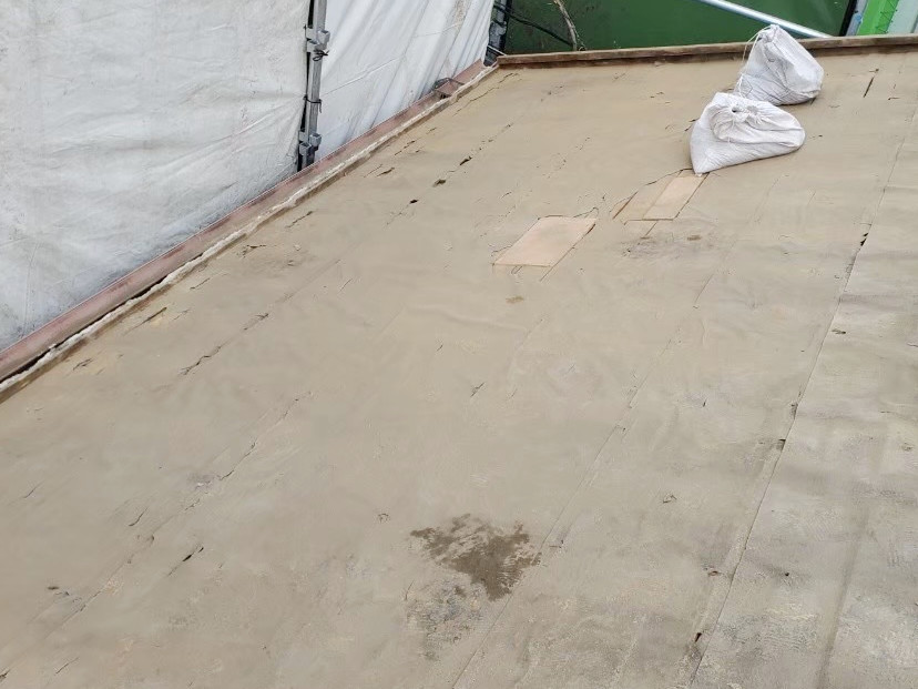 屋根下地の補修