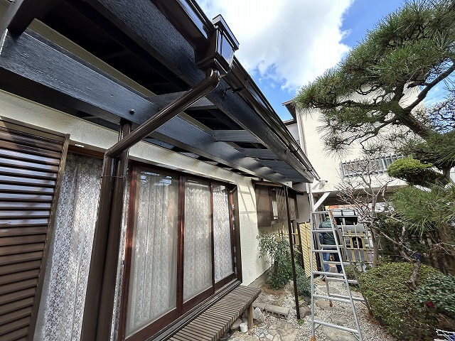 波板テラス現状