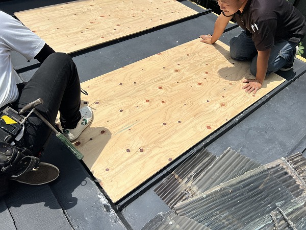 構造用合板下地