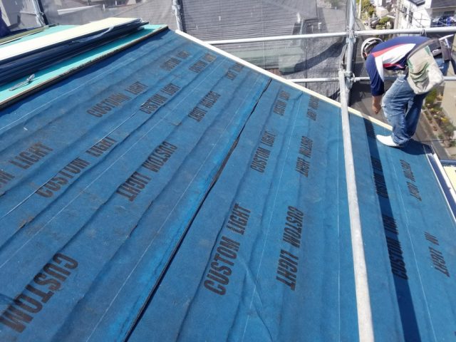 片面粘着ルーフィング