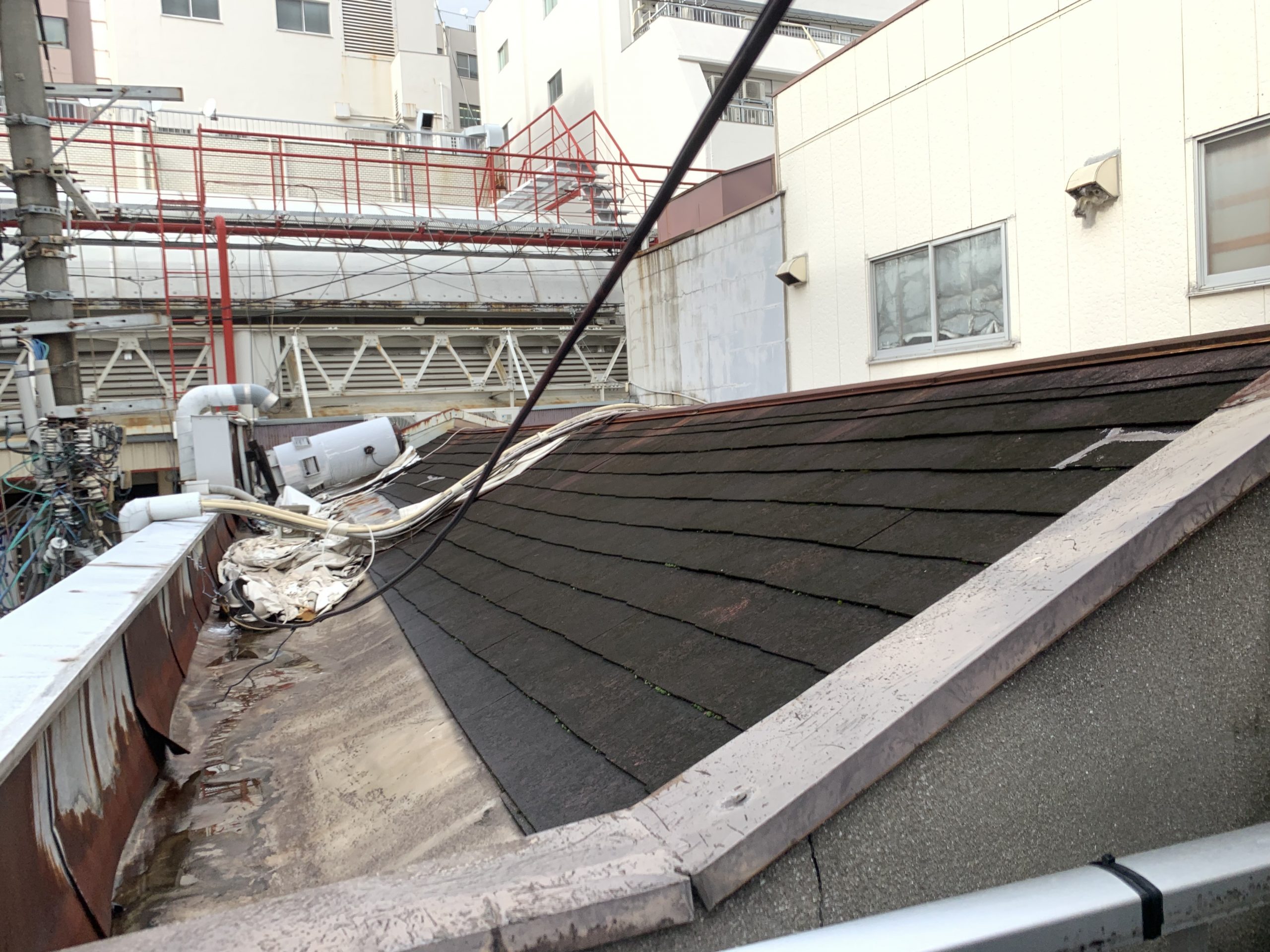 パラペット内部の屋根