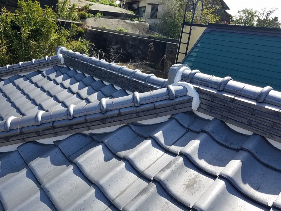 漆喰積み替え完成