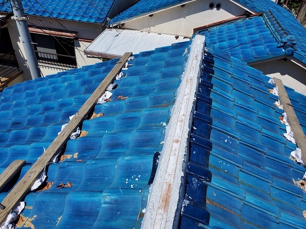 棟下地なんばん積み