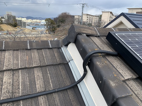 棟違い部の写真