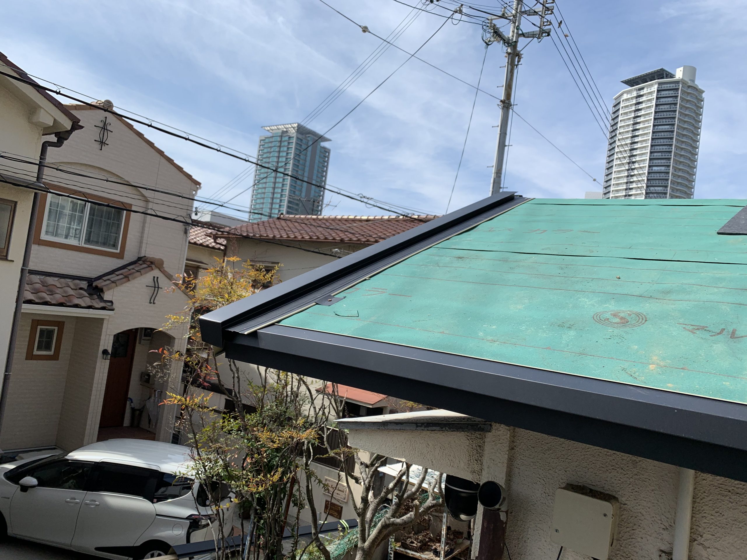 唐草・ケラバ役物設置