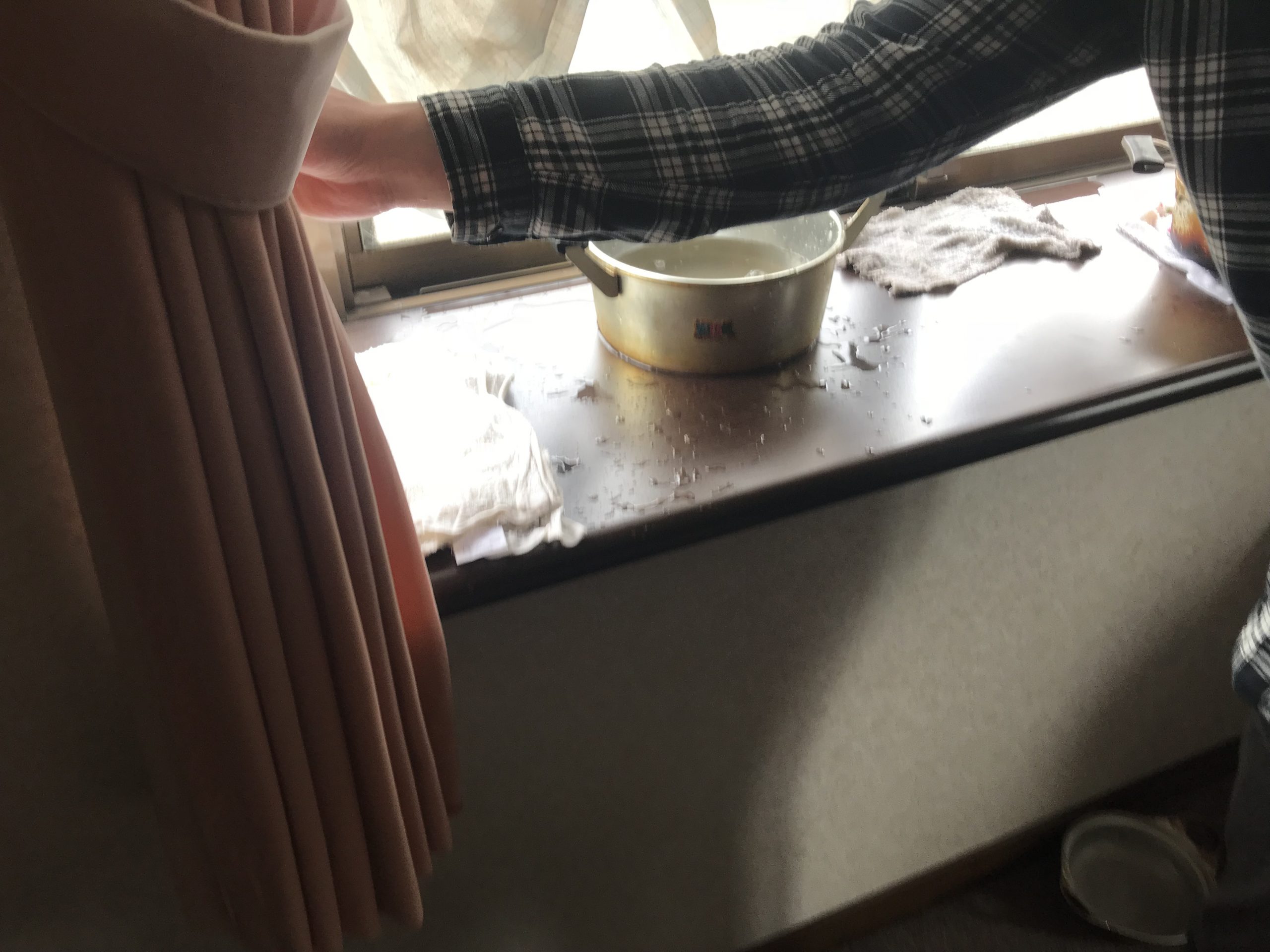 調査時の雨漏りの様子