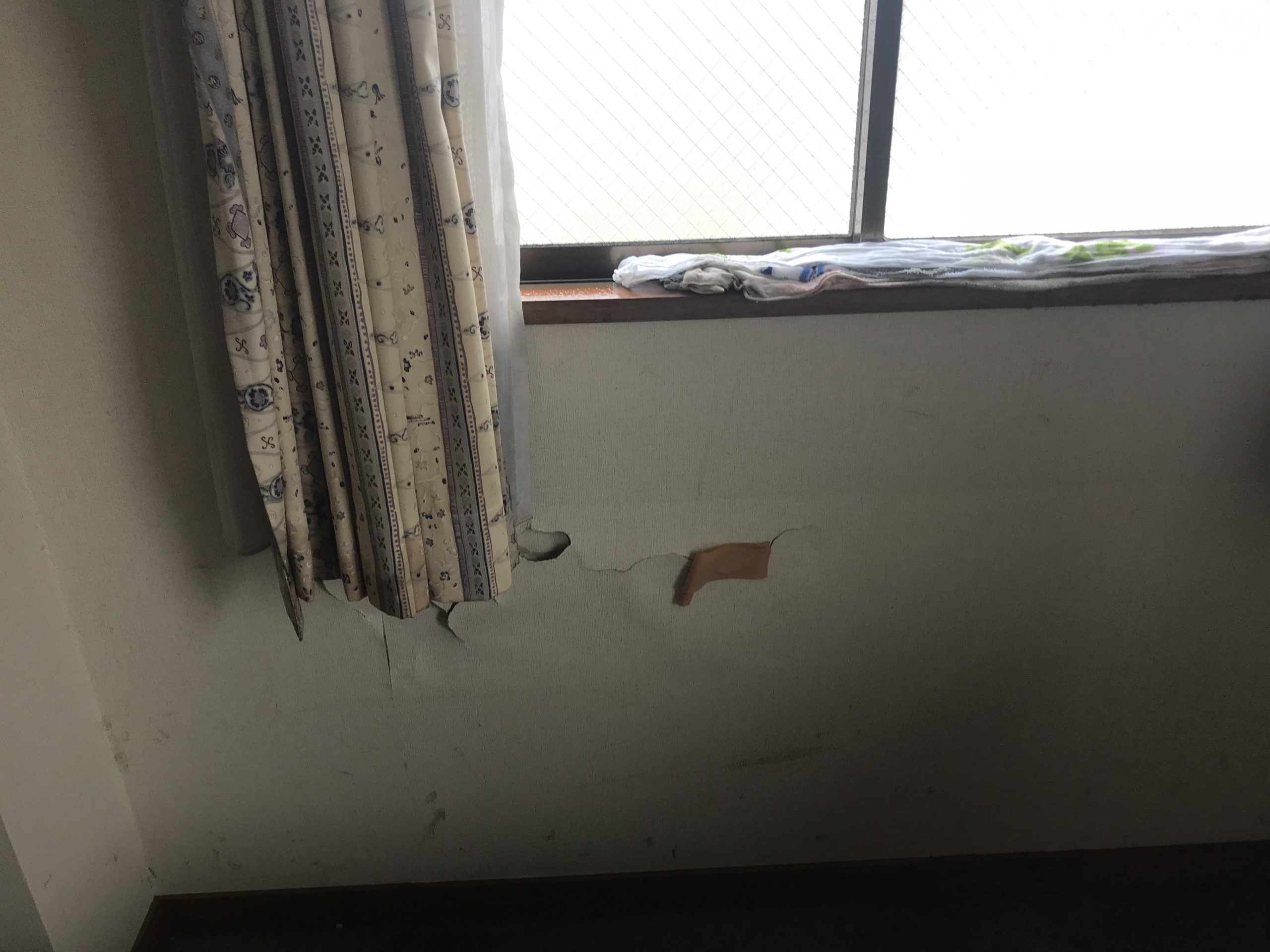 調査時の雨漏りの様子