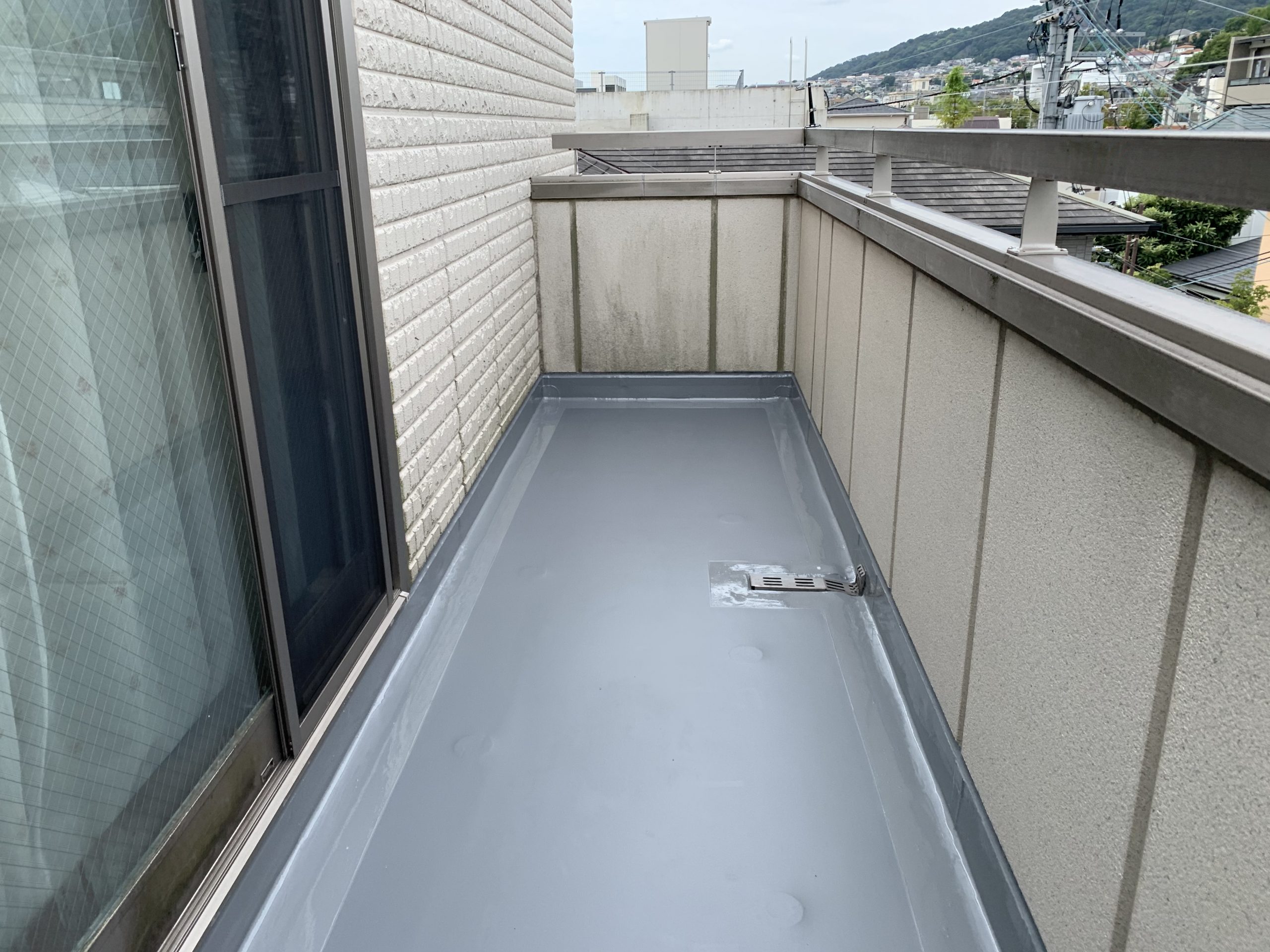 塩ビシート防水完成