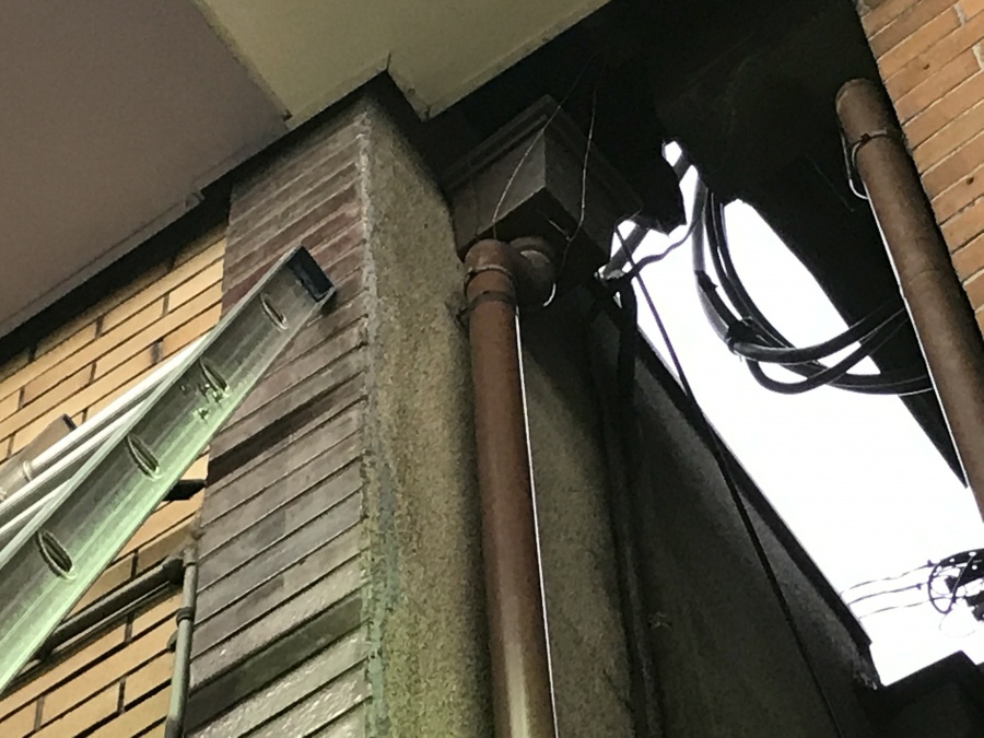 集水器から水漏れ