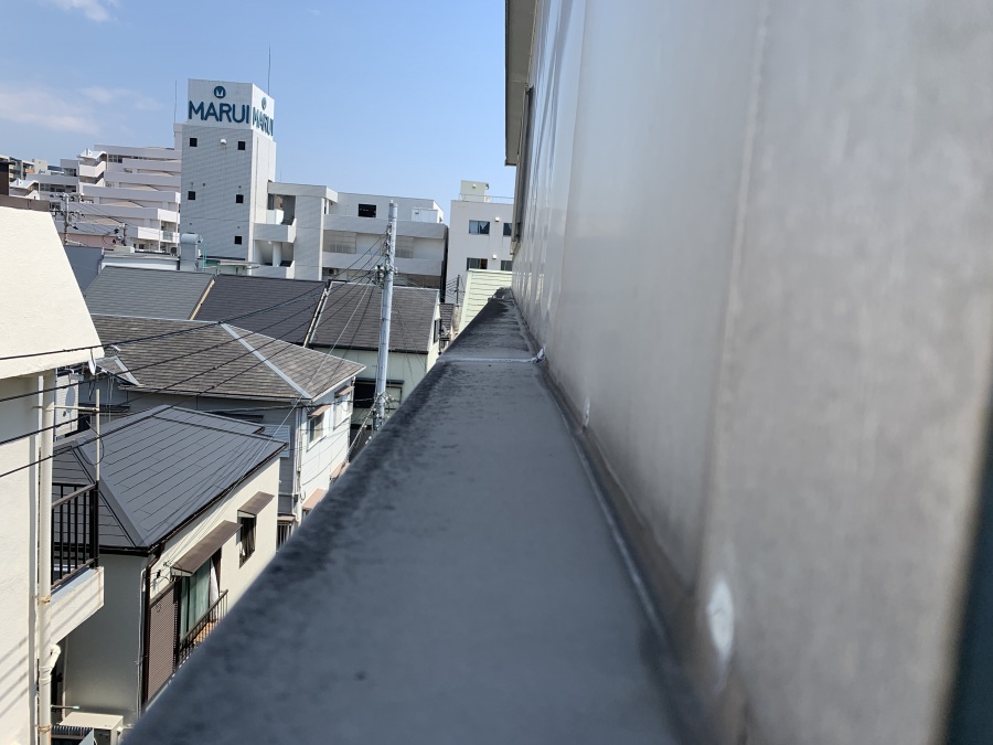 土体水切の様子