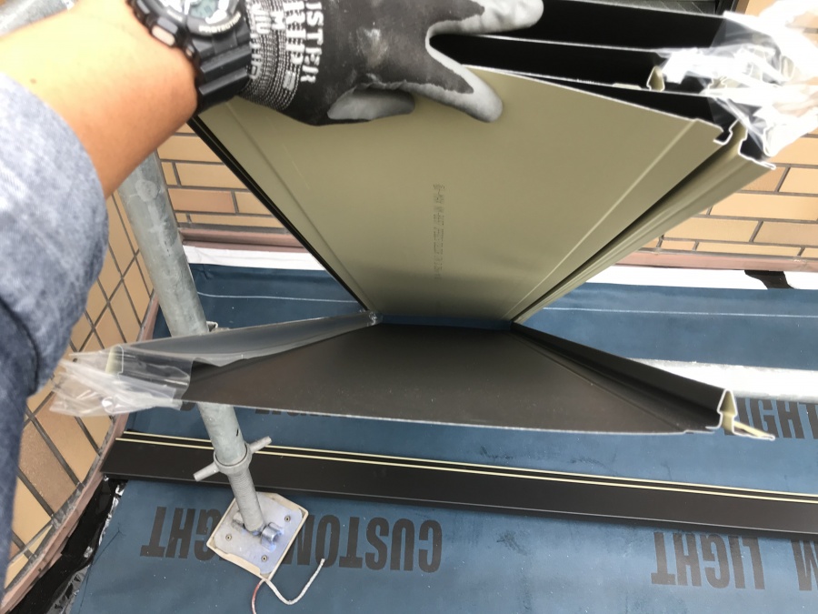 屋根リフォーム　立平