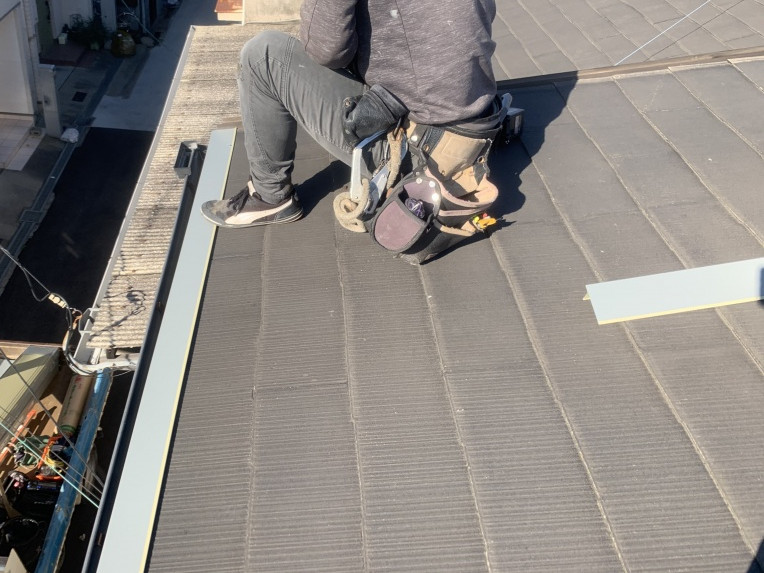 軒先唐草の取付