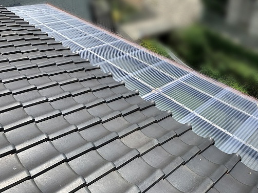 修繕後のテラス屋根