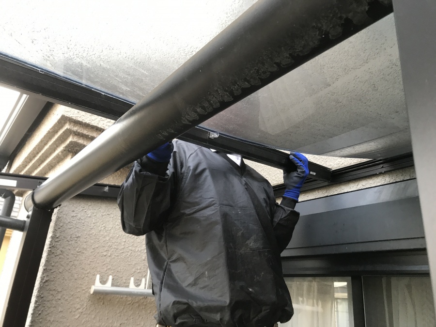 ベランダテラス工事施工