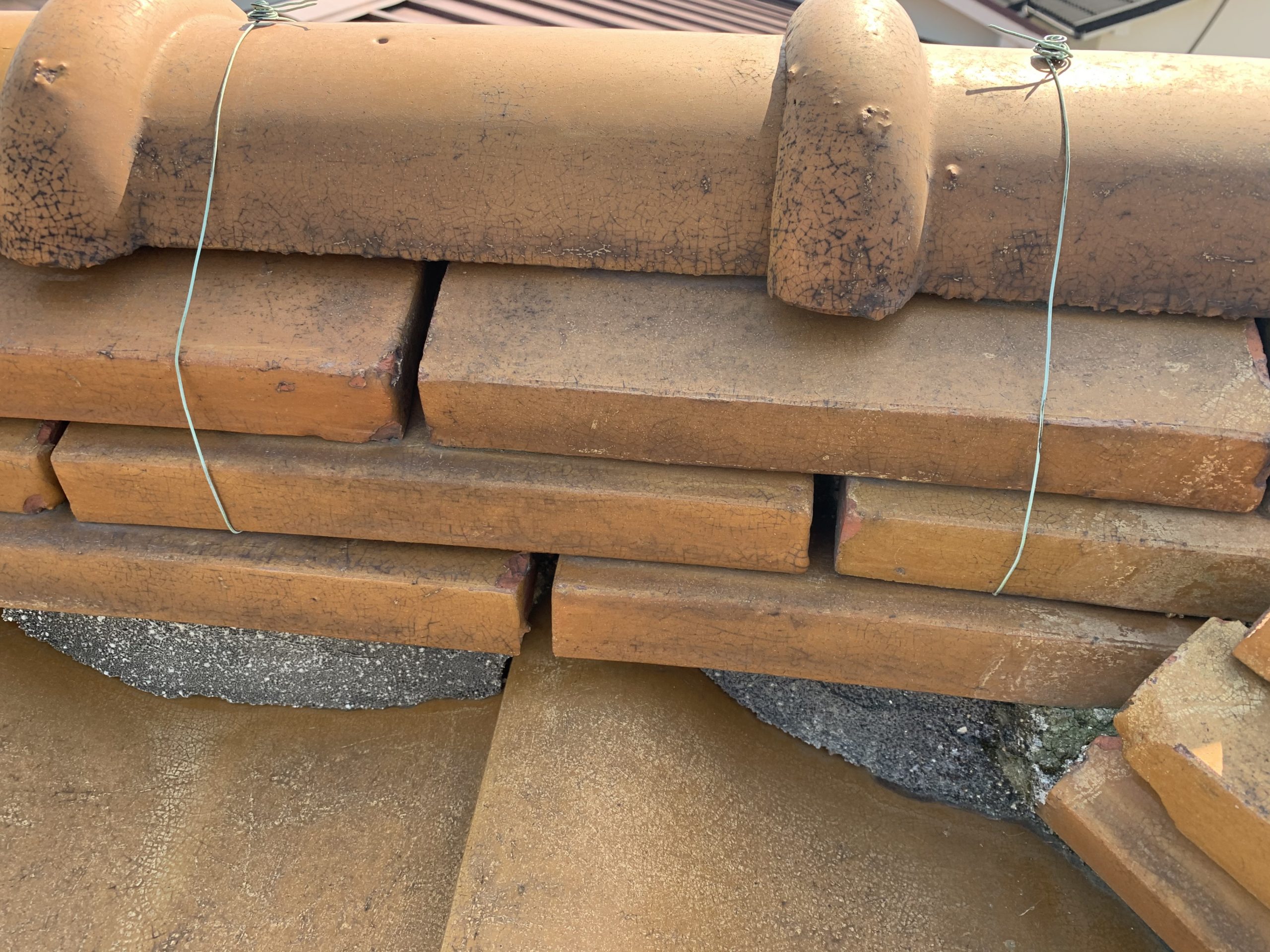 雨漏りの侵入口の棟