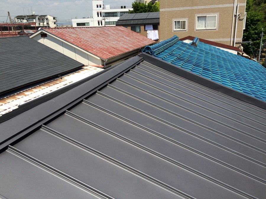 一か月点検　立平葺き