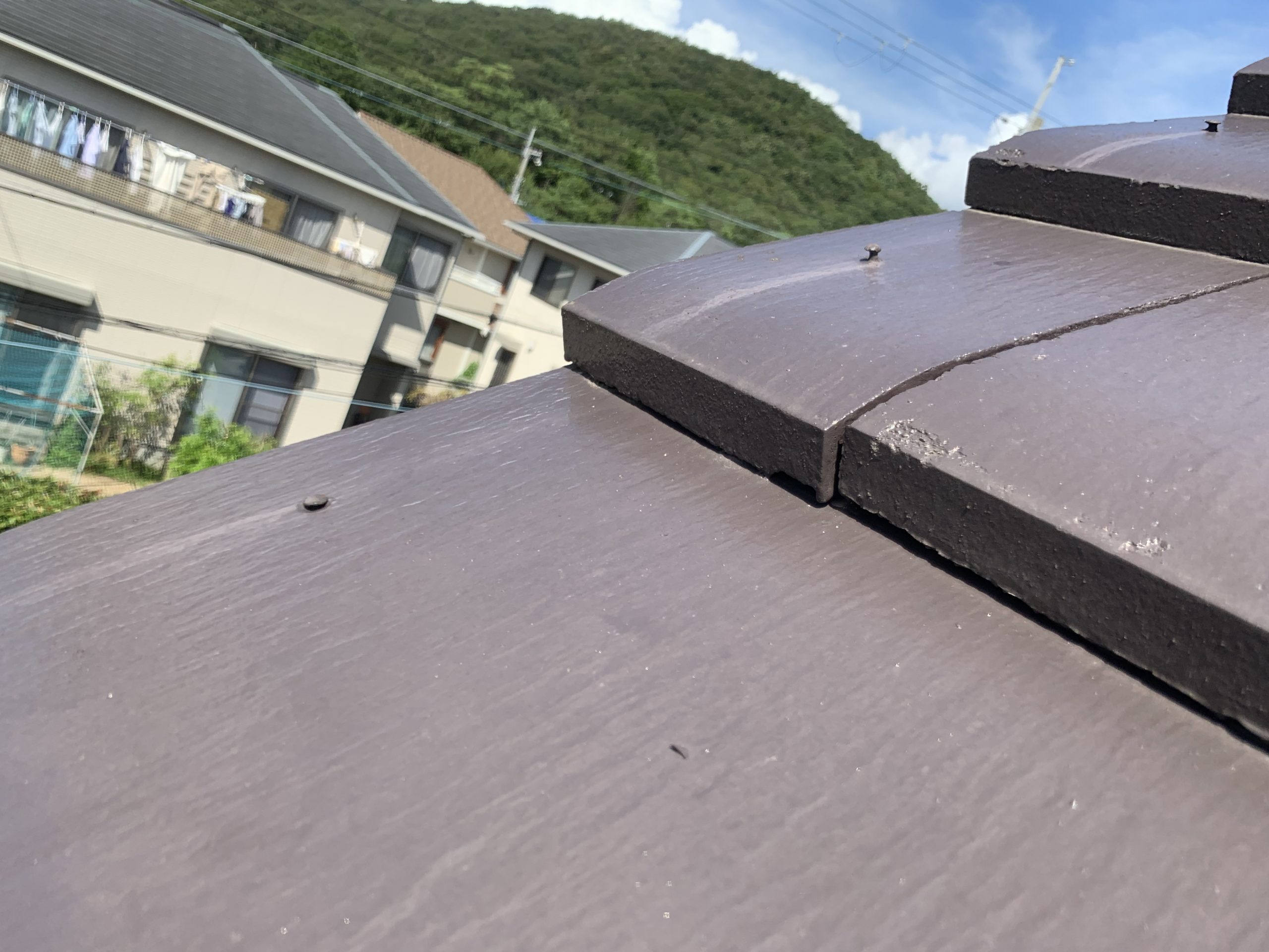 雨漏り侵入口の釘穴