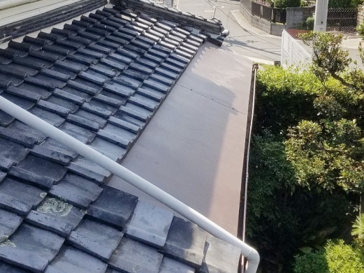 屋根リフォーム後の屋根