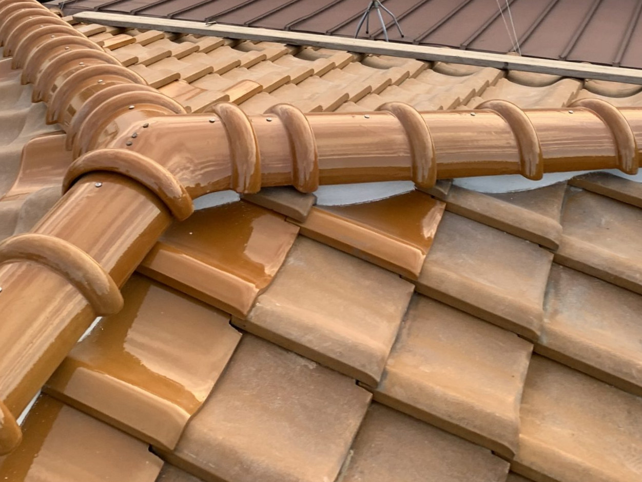 強力棟工法により防水性を取り戻した棟